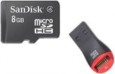 Cartão Memória Micro Sd Sdhc 8gb+leitor Usb 2.0 Nokia,xperia