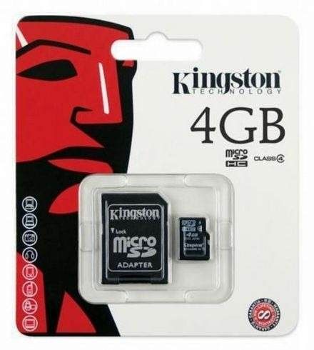 Cartão Memória Micro Sd 4gb Lacrado Original + Frete Gratis